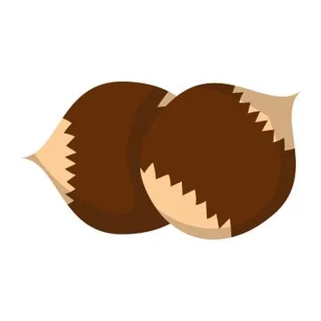 Pile of nuts vector illustration Stock Illustration