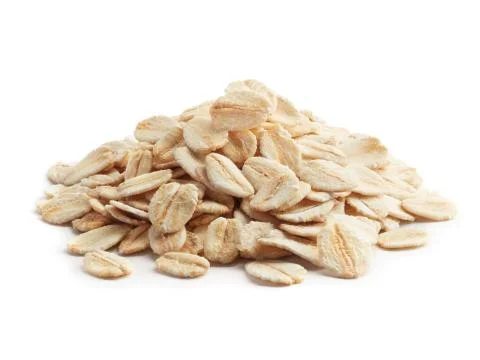 Pile of oatmeal Stock Photos