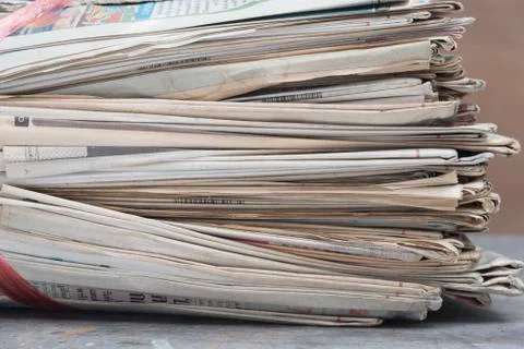Pile of old paper Stock Photos