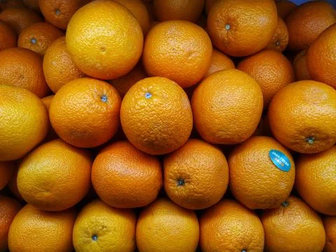 A pile of oranges fruit Stock Photos