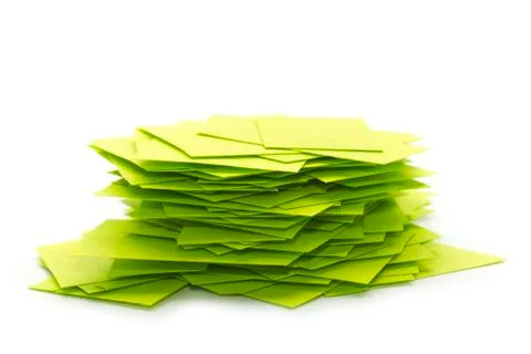 Pile of paper scrap Stock Photos