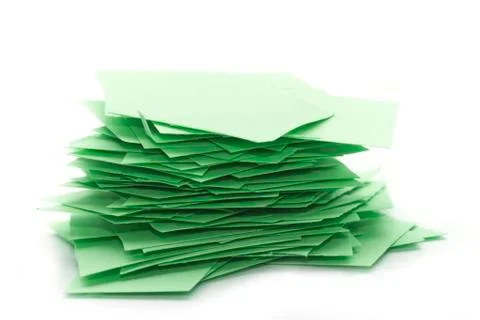 Pile of paper scrap Stock Photos