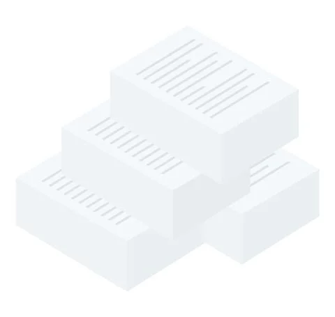 Pile of papers Stock Illustration