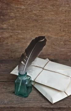 Pile parcel wrapped Stock Photos