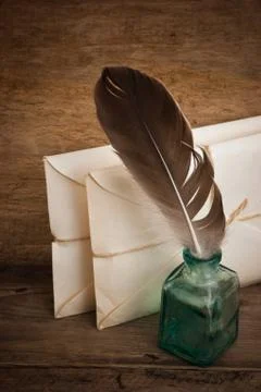 Pile parcel wrapped 스톡 사진