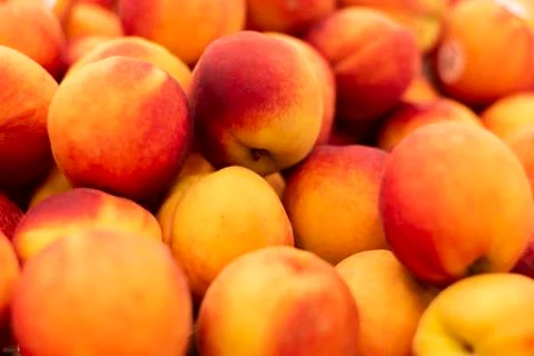 Pile of Peaches Stock Photos