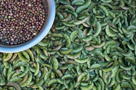 Pile of Peas Stock Photos