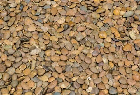 Pile of pebble stone Stock Photos