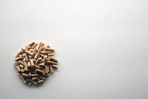 Pile of pellets  Foto stock