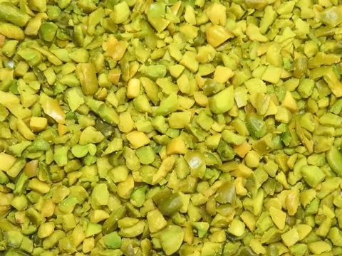 Pile with pistachio kernel Foto stock