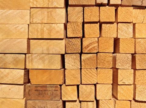 A pile of planks Stock-Fotos
