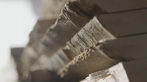 Pile of planks together Видео 92318034