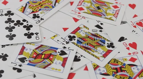 Pile of Playing Cards 動画素材 52945731