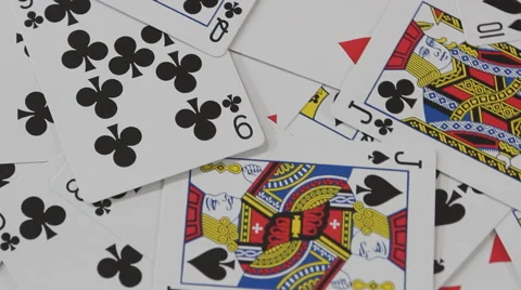 Pile of Playing Cards Stock-Footage 52945741