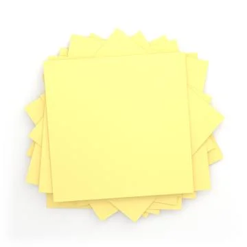 Pile Of Post-it Stock Illustration
