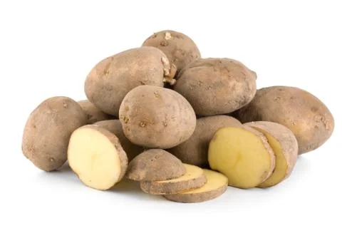 Pile of potatoes Stock Photos
