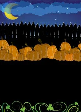 Pile of pumpkins Stock Illustration