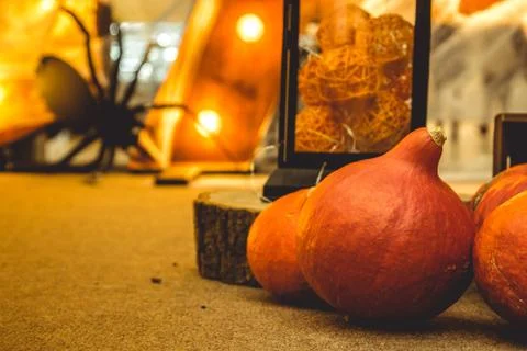 Pile of pumpkins Stock Photos