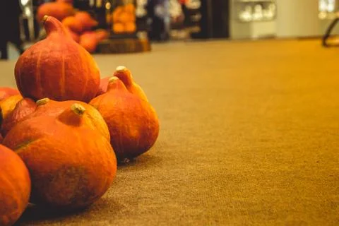 Pile of pumpkins Stock Photos
