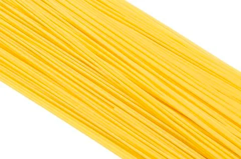 A pile of raw spaghetti close-up Stock Photos