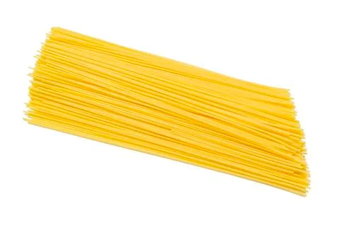 A pile of raw spaghetti Stock Photos
