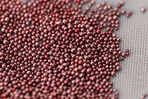 Pile red balls Stock Photos