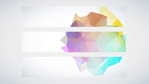 Pile of right rectangular paper layers designed with beautiful abstract forms Stock Footage 128350926