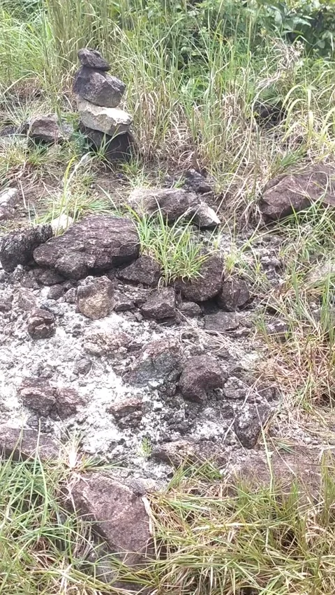 Pile of Rocks in Nature Stock Footage 329417574