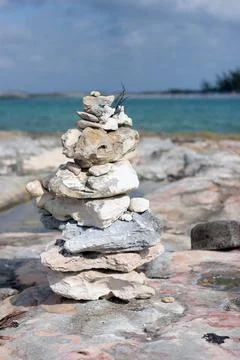 A pile of rocks Stock Photos