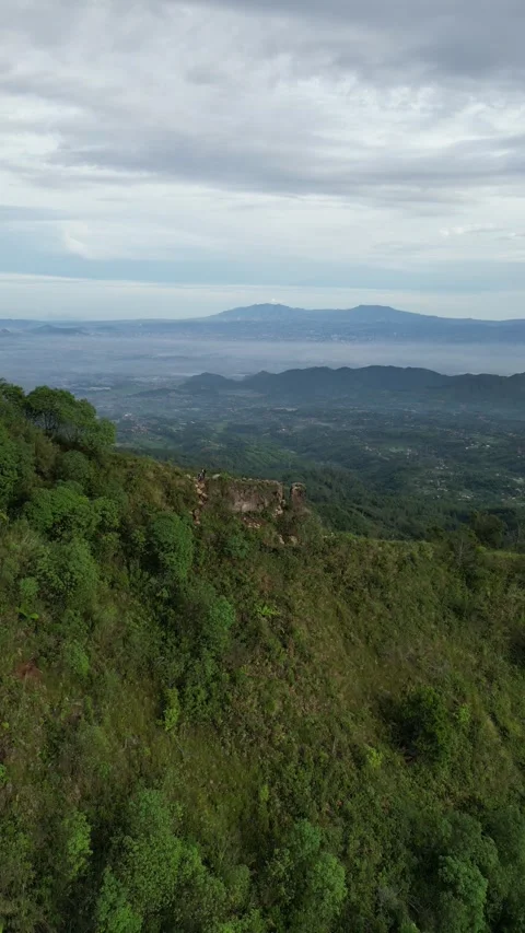 Pile of rocks at the top of a mountain Video stock 296516086