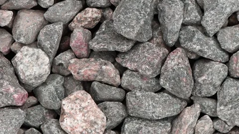 Pile of rubble top view. Movement towards the viewer. Stock Footage 249951814