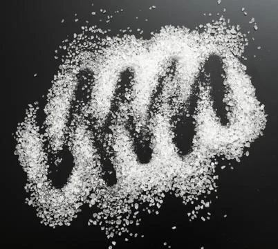 Pile of salt Stock Photos