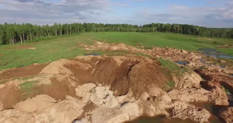 Pile of sand Stock Footage 145661064
