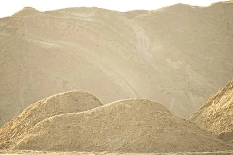 Pile of sand Stock Photos