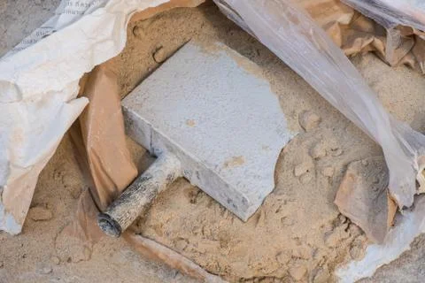 Pile of sand Stock Photos