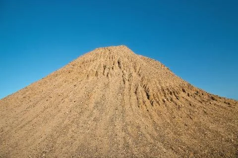 Pile of sand Stock Photos