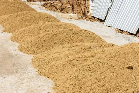 Pile of sand Stock Photos