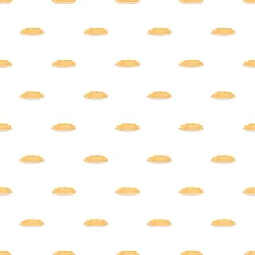 Pile of sand on plate seamless pattern Stockillustratie