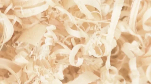 A pile of sawdust is spinning Stock Footage 195179439