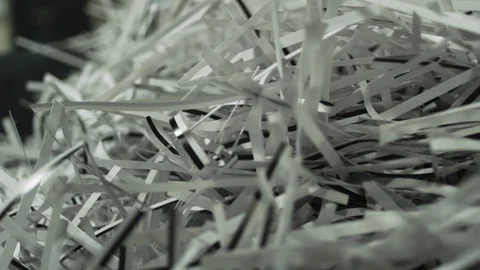 A pile of shredded paper Stock Footage 130144839