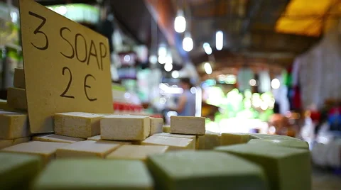 Pile of Soap Stock Footage 44335458