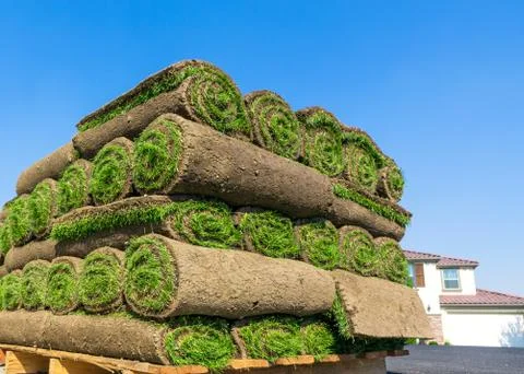 Pile of sod Stock Photos