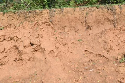 Pile of soil. Stock Photos