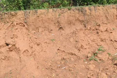 Pile of soil. Stock Photos