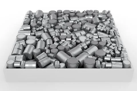 Pile of spray paint cans on violet background. Spray bottle and dispenser イラスト素材