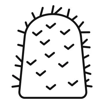 Pile stack icon outline vector. Rural stack organic Illustrazione stock