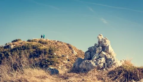 Pile of stones. Stock Photos