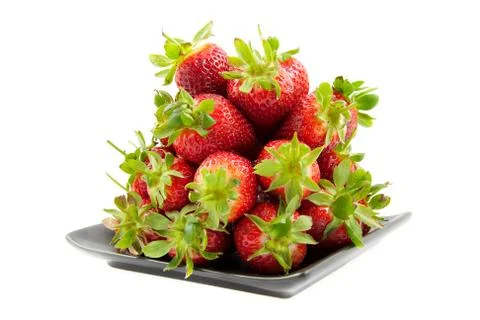 Pile of strawberry Stock Photos