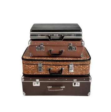 Pile of suitcase Foto stock