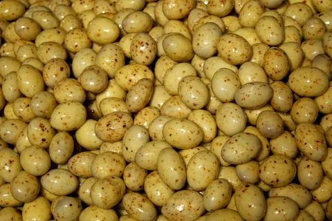 A pile of sweets as a background. Candy close-up. Stock Photos